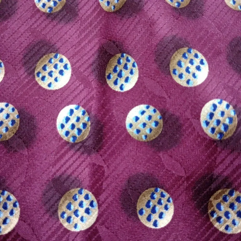 Zionetti Italian Silk Collection 100% Silk Made in‎ USA Mens Neck Tie Geometric
